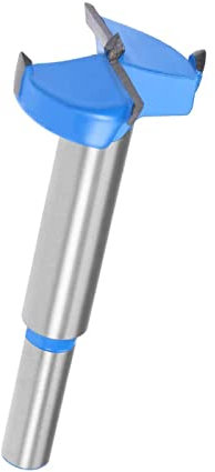 TA-VIGOR Forstner Drill Bit 28mm, Tungsten Carbide Wood Hole Saw Auger Opener for Woodworking Hinge Hole Drilling Boring Bit Cutter Blue