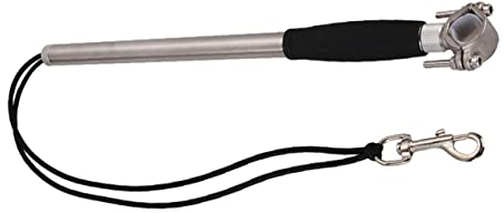 FOMIYES Hundeleine Fahrradleine Edelstahl 45cm Mit Federpuffer rutschfeste Klemme Freihändig Für Training Joggen