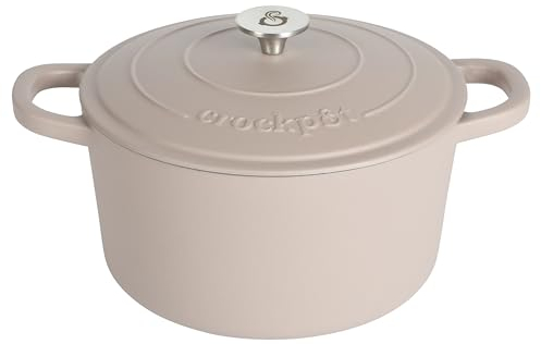 Crock-Pot Schmortopf Artisan Schmortopf, rund, 5 l, matt, Altrosa, 138502.02