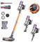 Laresar Cordless Vacuum Cleaner, 450W/38000pa Stick Vacuum Cleaner with Touch Screen, Max 55 Mins Runtime, Handheld Anti-Tangle Vacuum Cleaner