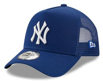 New Era NY Gorra de Camionero New York Yankees MLB béisbol Ajustable Sombrero Azul Logotipo del Equipo Snapback Malla