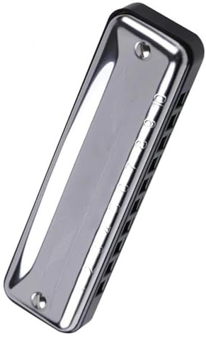 10-Loch Diatonische Mundharmonika Folk Blues Harp Professionelles Musikinstrument Mundharmonika-Set (Color : A)