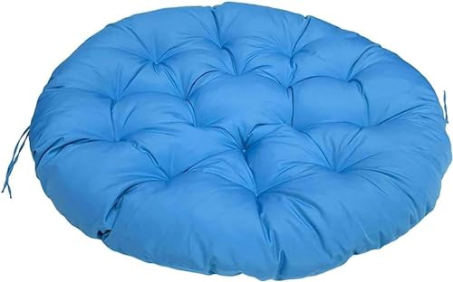 LIVEDOLLS Papasansessel Kissen, Polster Für Papasansessel,Radar Stuhl Pad, Rundes Dicke Stuhlkissen Bequem Weich Sitzkissen Hängesessel Für Indoor Outdoor Garten Stuhlauflage(Blue 2,100x100cm)