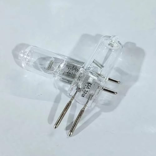 LEDLOCLB 50W G5.3 Transparent JC Type Plug Bead Crystal Halogen Bulb 12V 24V 36V 110V 220V Suitable for Indoor Lighting,24V -50W,10 PCS