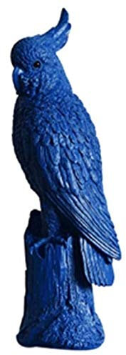QQYDZSW for Heim und Küche Sammelfiguren Statuen Sammelfiguren Skulptur Papagei Statue Tierschmuck Kunstharz Basteldeko Wohnschmuck Handbemalt Sparschwein Deko Accessoires Kunstfiguren