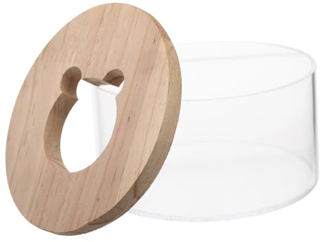 SEWOART 2stücke Kleine Transparente Sandbad Box Für Hamster Und Kleintiere Multifunktionale Badewanne Und Toilette Einfach Zu Reinigen Lagern Für Chinchillas Mäuse Und Rennmäuse