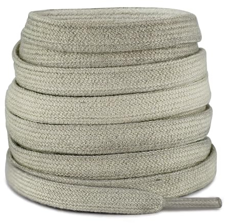 UamGlsob Lacci Vintage per Golden Goose Super Star Scarpe, 8mm Lacci Piatti Invecchiati, delle vecchi e sporchi, Stile Streetwear (Champagner,140cm)