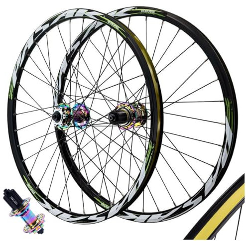 LPYDWZ MTB Fahrrad Laufradsatz 26 Zoll 27,5 29 Zoll, Aluminiumlegierung Scheibenbremse Mountainbike Schnellspanner Felge for HG/MS/XD Nabe 11/12 Geschwindigkeit(MS HUB,29 INCH)