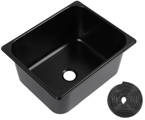 304 Edelstahl -Wohnmobilwaschbecken, Quadratküche und Badezimmerwaschbecken mit 40 -mm -ss für Wohnwagen, Imbisswagen, Wohnmobile und Boot