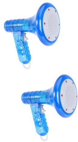YARNOW 2 Stck. Sprachänderungslautsprecher für kinderspielzeug Lustiger -Lautsprecher Party -Megaphon Megaphon für Plastik Blue