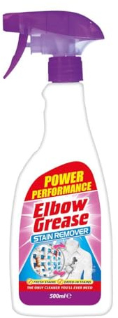 UKDeals Direct® Elbow Grease Power Performance Pre Wash Stain Remover Spray 500ml