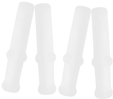 MAGICLULU 4 Pezzi Asta di Spinta per Tritacarne in Plastico Bianco, e Resistente All'usura, Accessori per Macinare la Carne per Uso in Cucina