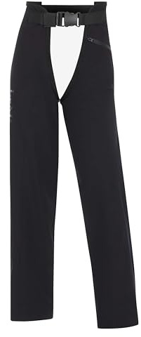 LeMieux Young Rider Stormwear Waterproof Chaps - Thermal Fleece Lining - Silicone Knee Grip - Black