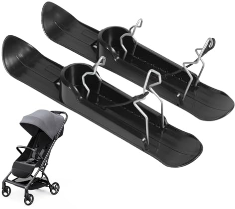 Planche De Luge À Neige – Double Fonction, Luge À Neige pour Scooter pour, D'entraînement, Cyclisme, Ski | Kit De Ski De Snowboard pour Les Stations De Champs De, Parcs De Skateboar