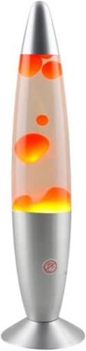 Metallsockel Wachs Lampe Vulkan Lava Lampe Qualle Lampe Kreative Dekorative Lichter, Orange, X