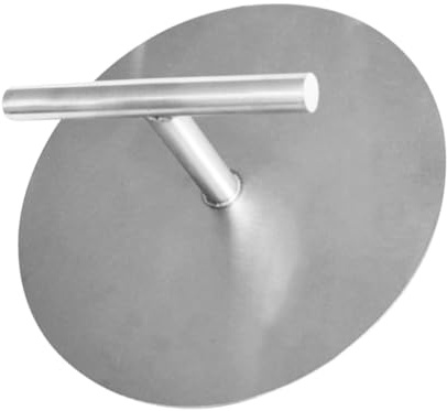 DECHOUS Pressa per Hamburger in Acciaio Inox 304 Antiaderente 15 CM Stampo Tondo per Polpette e Carne Pressata Utensile da Cucina per Barbecue e Grigliate all’Aperto