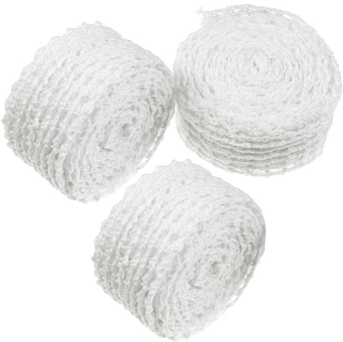 PAMINGONO Rete per Arrosti in Spago da Cucina Elasticizzata 3 Pezzi Rete a Maglie per Involtini di Carne e Salsiccia e Affumicatura Carne per Uso Domestico