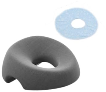 QUXVUIS Cuscino per massaggio a faccia in giù, comodo, in memory foam, leggero e rilassante, per camera da letto e casa, adatto per ufficio, cuscino per massaggio a faccia giù, comodo, memory foam