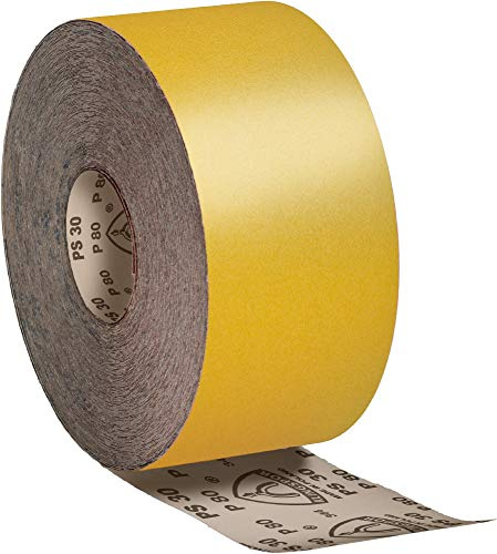 Klingpsor 182418 - PS 30 D Schleifmittelrollen mit Papierunterlage, 115x50000 - Korn 240