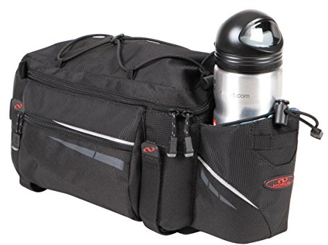 Norco Fahrradtasche Ohio Gepäckträgertasche, Schwarz, 38 x 20 x 17 cm, 7.5 Liter, 0248BS