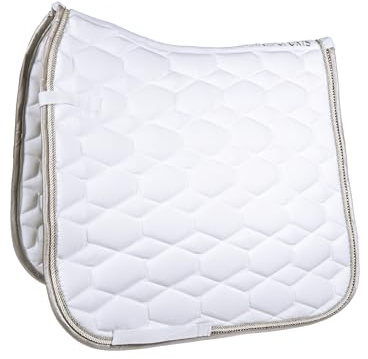 HKM Schabracke -Crystal Fashion- weiß Pony Dressur