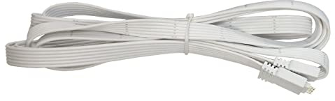 Lumonic 2m RGBW CCT LED Verlängerungskabel weiss Steckverbinder 6 Pin Buchse & Stecker - RGB-Kabel Abmessungen 18x6mm - Für Stromversorgung oder Verlängerung