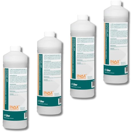 INOX Intensiv Dieselpartikelfilter Reiniger 4x1L – DPF Reiniger Dieselpartikelfilter als Spülung für ausgebaute Filter in Pkw, Lkw & Nutzfahrzeugen