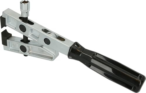BRILLIANT TOOLS BT676002 Zange für Achsmanschetten-Klemmen | Dreh momentbetrieb [Powered by KS TOOLS], Schwarz Silber, 1-Tlg.