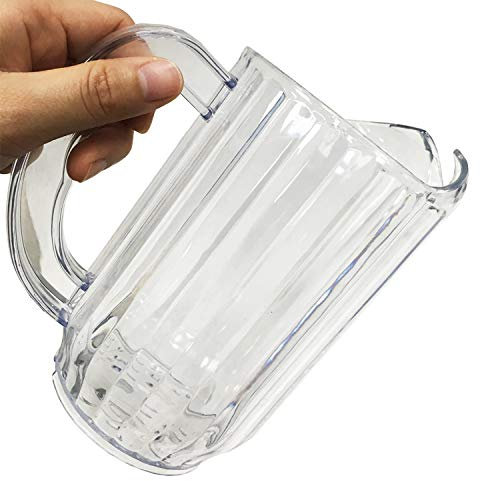 Clear Foodservice Polycarbonate pitcher, Polycarbonate Plastic Restaurant Water Pitcher, Polycarbonate Beer pitcher,Polycarbonate decanters (transparent, 30 oz)
