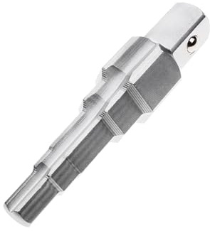 MACHOMAN Heizkörper-Stufenschlüssel 5 Stufen, Sanitär 1/2 für Ratsche | Für Wasserhahn Fitting Nippel Entlüfter, Chrom-Vanadium, Bad und Zentralheizung