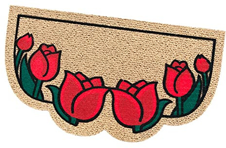 emmevi Zerbino Ingresso Antiscivolo Asciugapassi Interno Esterno Assorbente MOD.KOKARDA SEMILUNA 40X70 (E)