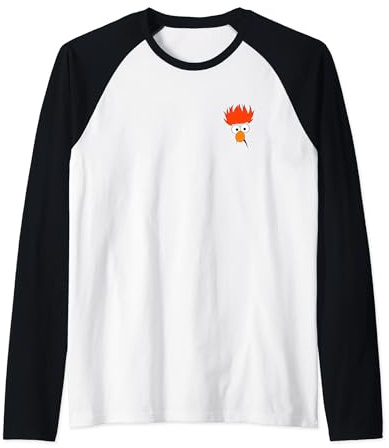 The Muppets Beaker Face Raglan Baseball Tee