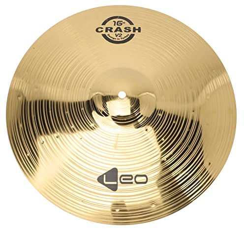 Vaguelly 16 pulgadas Crash Cymbals - Platillos de latón para principiantes (40 cm)