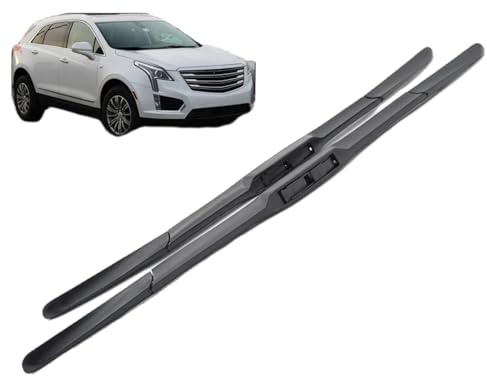 Coche Escobilla limpiaparabrisas Delanteros Traseros para Cadillac XT5 2016-2023 24+20, Juego de Escobillas Parabrisas Planas, Todos Los Climas de Ventana Limpi