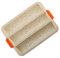 PRETYZOOM Mold Loaf Pan Hot Dog Bun Food Serving Tray Pan for Baking Silicone Bakeware Cookie Burger Mold Perforated Pan Toast Pan Lasagna Trio Pan Model Silica Gel French