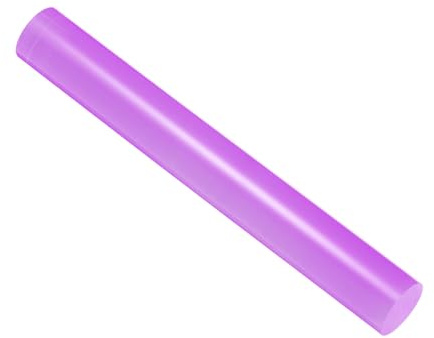 CoCud Acrylic Clay Roller, 8 Inch Length 1 Inch Dia., Acrylic Non-Stick Rolling Pin Roller Purple - (Applications: for Shaping Sculpting)