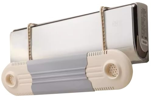 Deflector de aire, accesorios de aire acondicionado, parabrisas de aire acondicionado, anti-soplado directo retráctil 65-96cm Adecuado for sala de estar, sala de estudio, dormitorio(Gray,Standard)