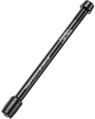 Essieux traversants de 12 mm pour entraîneurs de vélo – Adaptateur d'essieu traversant M12 x 1,0/1,5/1,75 pour Fixation de Roue arrière – Adaptateur d'essieu traversant pour vélo (T06-1.0+166-178)
