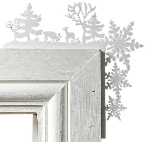 Weihnachts-Türdekoration – Tür-Eckschild für Weihnachten | Lustige Dekoration für den oberen Türrahmen, für Ferienhäuser, Dekoration für Eckzeichen