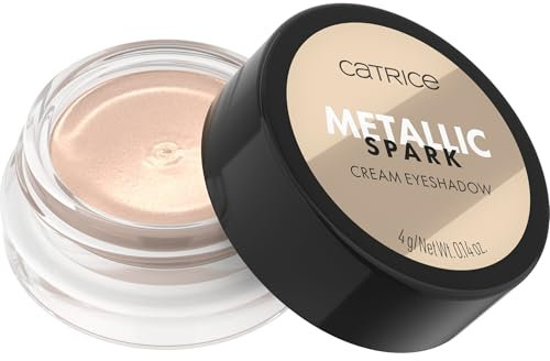 Catrice Cosmetics Metallic Spark ombretto in crema, lunga durata, risultato immediato, Ultra pigmentato, brillante, brillantinata (4 g)