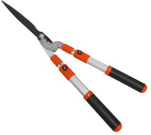 Forbici Potatura per Siepe LIF - Cesoie Potatura con Lame Ondulate al Carbonio,Manici in Alluminio e Impugnatura Antiscivolo, Design Leggero e Compatto, Lame lunghe 21 cm Ideale per Giardinaggio
