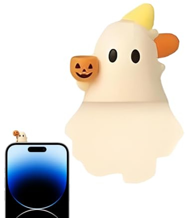 Amesor Charme de Téléphone Fantôme Halloween,Charme de Téléphone Mignon - Décorations d'intérieur pour Femmes Adolescents Ados Amis Fêtes Filles Garçons Fille Copain Cadeau