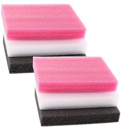 GALPADA 6 Almohadillas para Fieltrar Aguja de Lana Bloques Resistentes 15X10X3 CM Ideales para Manualidades y Trabajos de Costura Artesanal