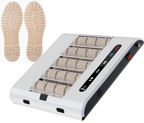 Acentesoft Limpiador Zapatos Inteligente Maquina Limpiadora De Suelas Con Succion 1000Pa Limpiador Suelas Zapatos Automatico Sin Agua Manos Libres Perfect Para Entrada Casa Y Espacios Comerciales