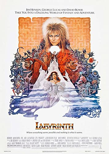 A3 Poster Die Reise ins Labyrinth, David Bowie, Jim Henson, Film, Kunstdruck, 280 g/m², Glanz-Fotopapier