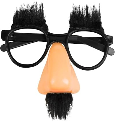 Boland - Partybrille für Erwachsene, Kunststoff, Spaßbrille, ohne Sehstärke, Sonnenbrille, Bad Taste Party, Mottoparty, Karneval