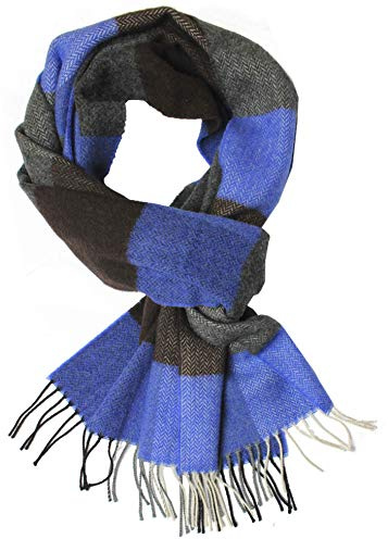 Rotfuchs Wollschal Winterschal Herrenschal Karo modisch Wolle Made in Germany
