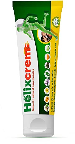 HelixCrem | Crema natural con Proteína de Caracol y Árnica| Efecto calmante para el dolor cervical y contracturas | Ideal para el masaje en cuello y espalda | Alivio lumbar | Fórmula natural