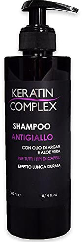 Retinol - Complex Shampoo Antigiallo Con Olio Di Argan e Aloe Vera