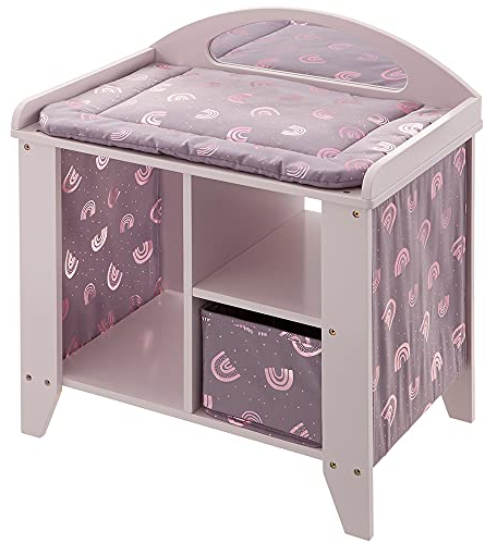 howa Wickelkommode Wickeltisch für Puppen Rainbow 27402
